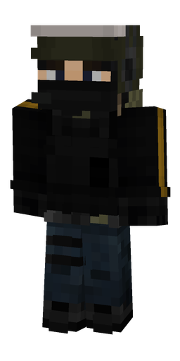 Black skin: body, front render