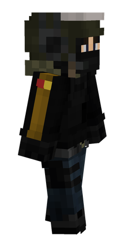 Black skin: body, right side render