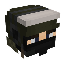Black skin: head render