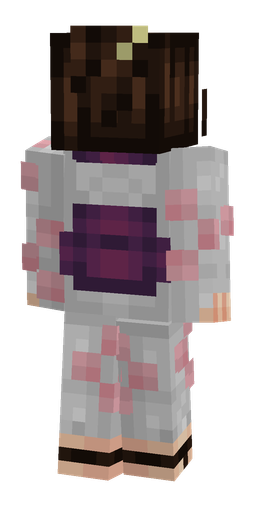 Black skin: body, back render