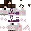 Black skin: raw texture render