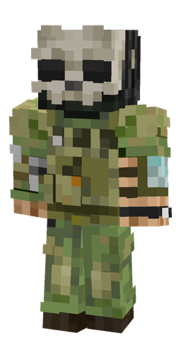 Black skin: body, front render