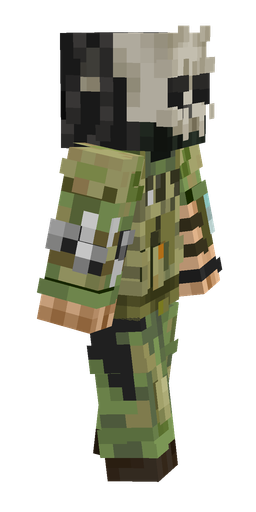 Black skin: body, right side render