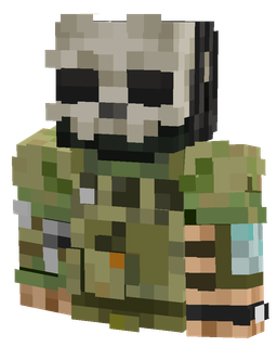 Black skin: bust render