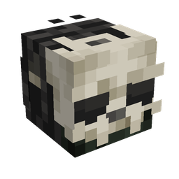 Black skin: head render