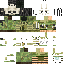 Black skin: raw texture render