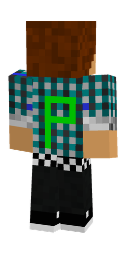 Black skin: body, back render