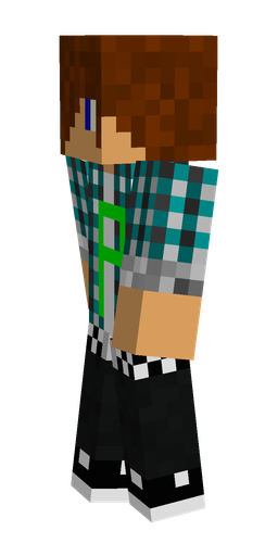 Black skin: body, left side render