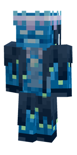 Blue skin: body, front render