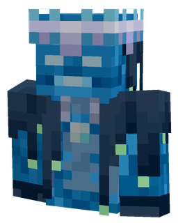 Blue skin: bust render