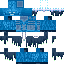 Blue skin: raw texture render