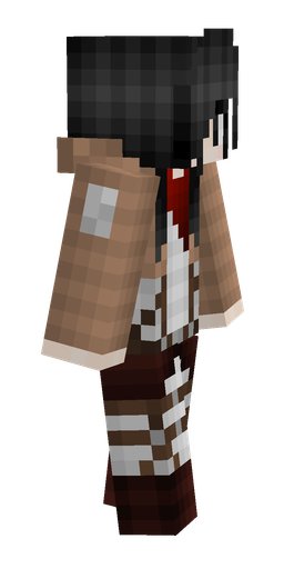 Black skin: body, right side render