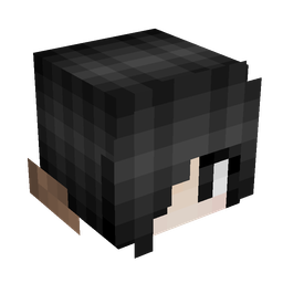 Black skin: head render