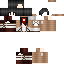 Black skin: raw texture render