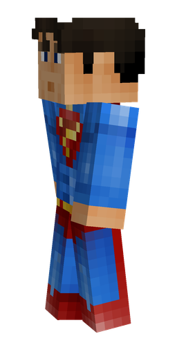 Blue skin: body, left side render