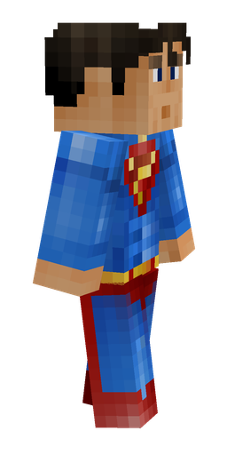 Blue skin: body, right side render