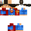 Blue skin: raw texture render