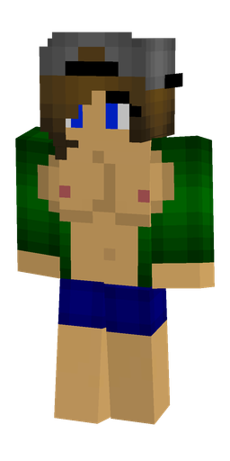 Brown skin: body, front render