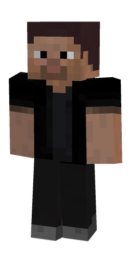 Black skin: body, front render