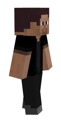 Black skin: body, right side render