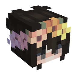 Black skin: head render