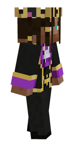 Black skin: body, right side render