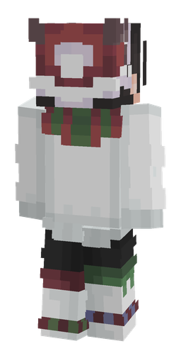 Black skin: body, back render