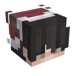 Black skin: head render