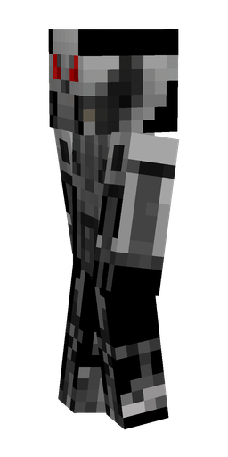 Black skin: body, left side render