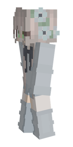 Blue skin: body, left side render