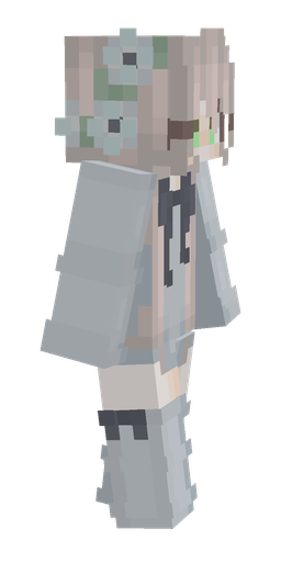 Blue skin: body, right side render