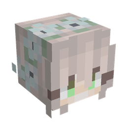 Blue skin: head render