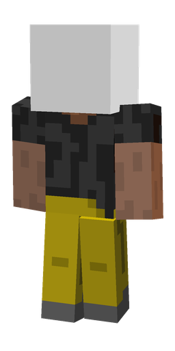 Black skin: body, front render