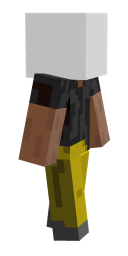 Black skin: body, right side render