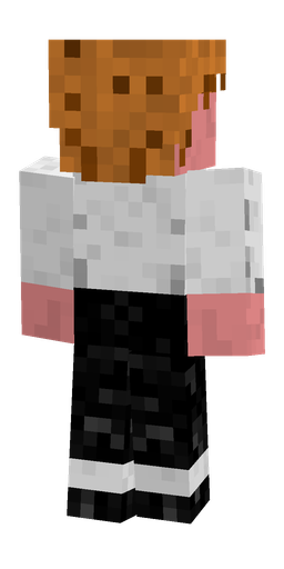 Black skin: body, back render
