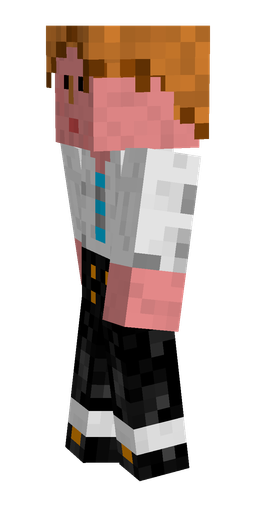 Black skin: body, left side render