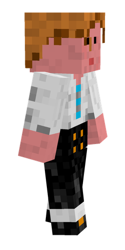 Black skin: body, right side render