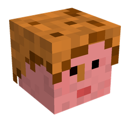 Black skin: head render