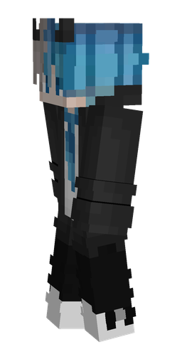 Black skin: body, left side render