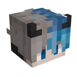Black skin: head render