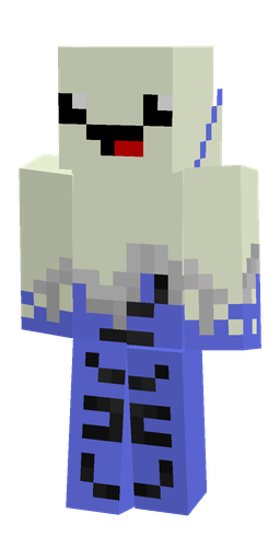 Blue skin: body, front render