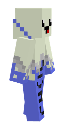 Blue skin: body, right side render