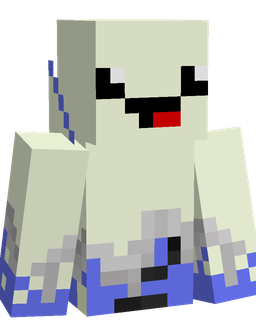 Blue skin: bust render