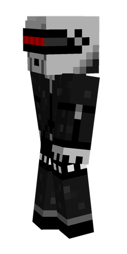 Black skin: body, left side render