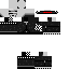Black skin: raw texture render