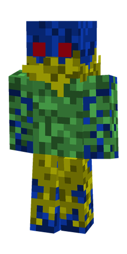 Blue skin: body, front render
