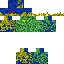 Blue skin: raw texture render
