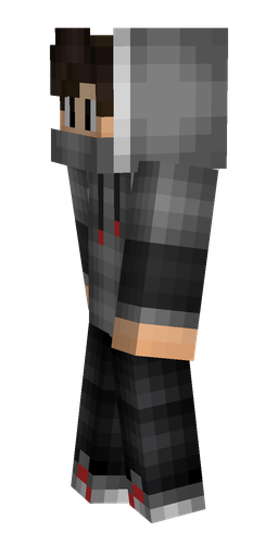 Black skin: body, left side render