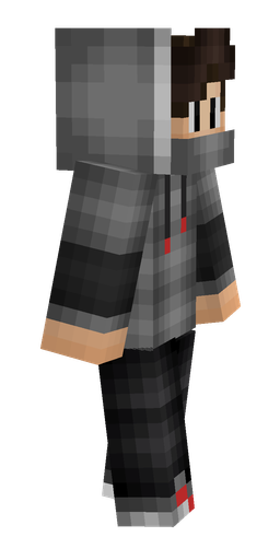 Black skin: body, right side render