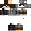 Black skin: raw texture render